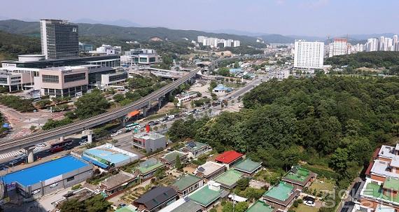 1-1 역삼지구 환지계획인 인가돼 개발이 급진전될 것으로 예상되는 처인구 중심 전경.jpg