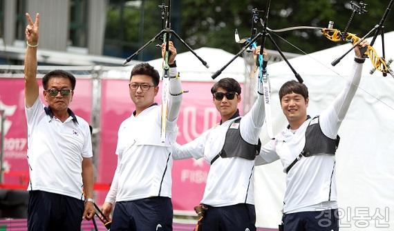 이승윤, 유니버시아드 양궁 3관왕 달성.jpg